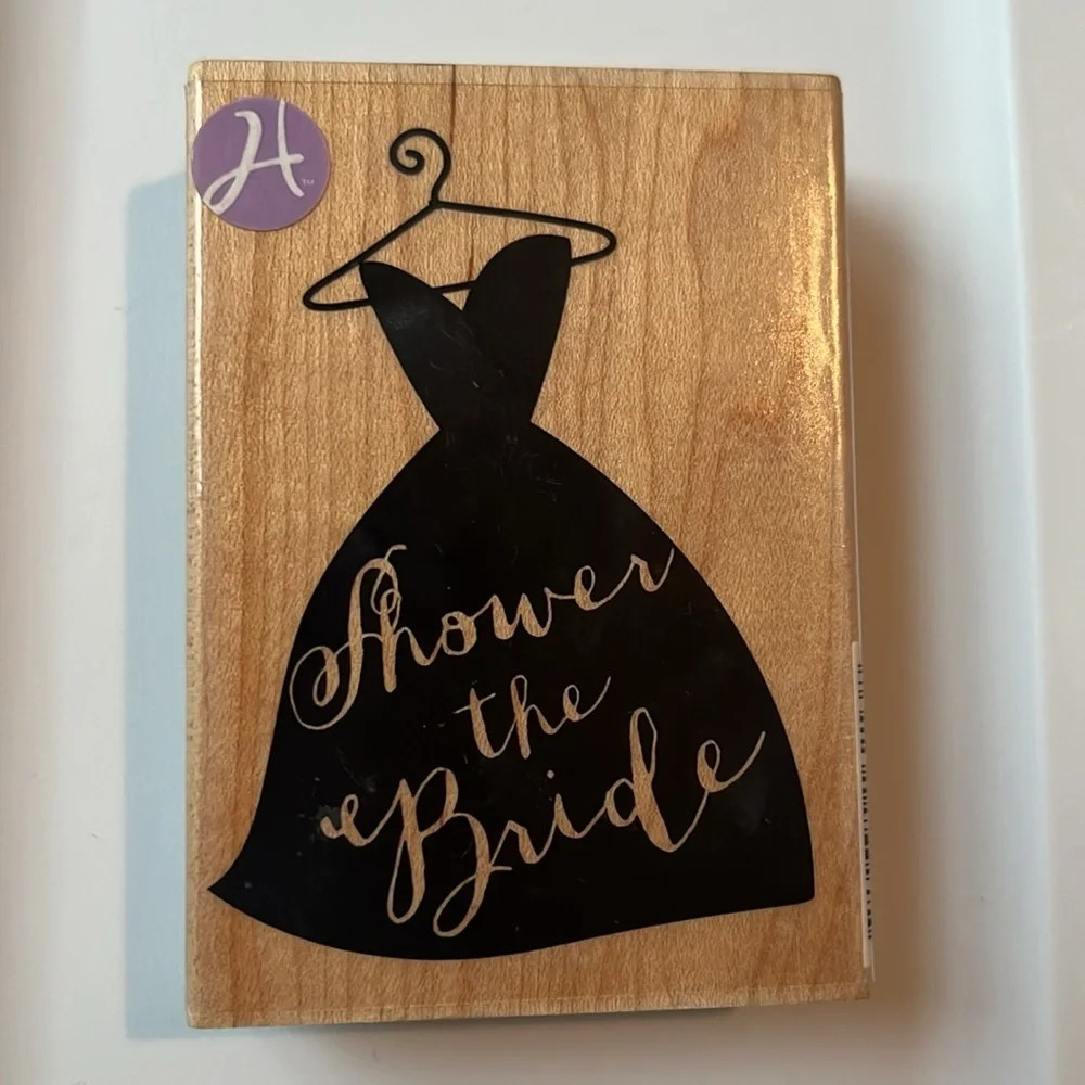 Hampton Art Shower The Bride and Inkadinkado Pump Shoe Rubber Stamps